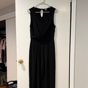 a new day Black V-Neck Jumpsuit